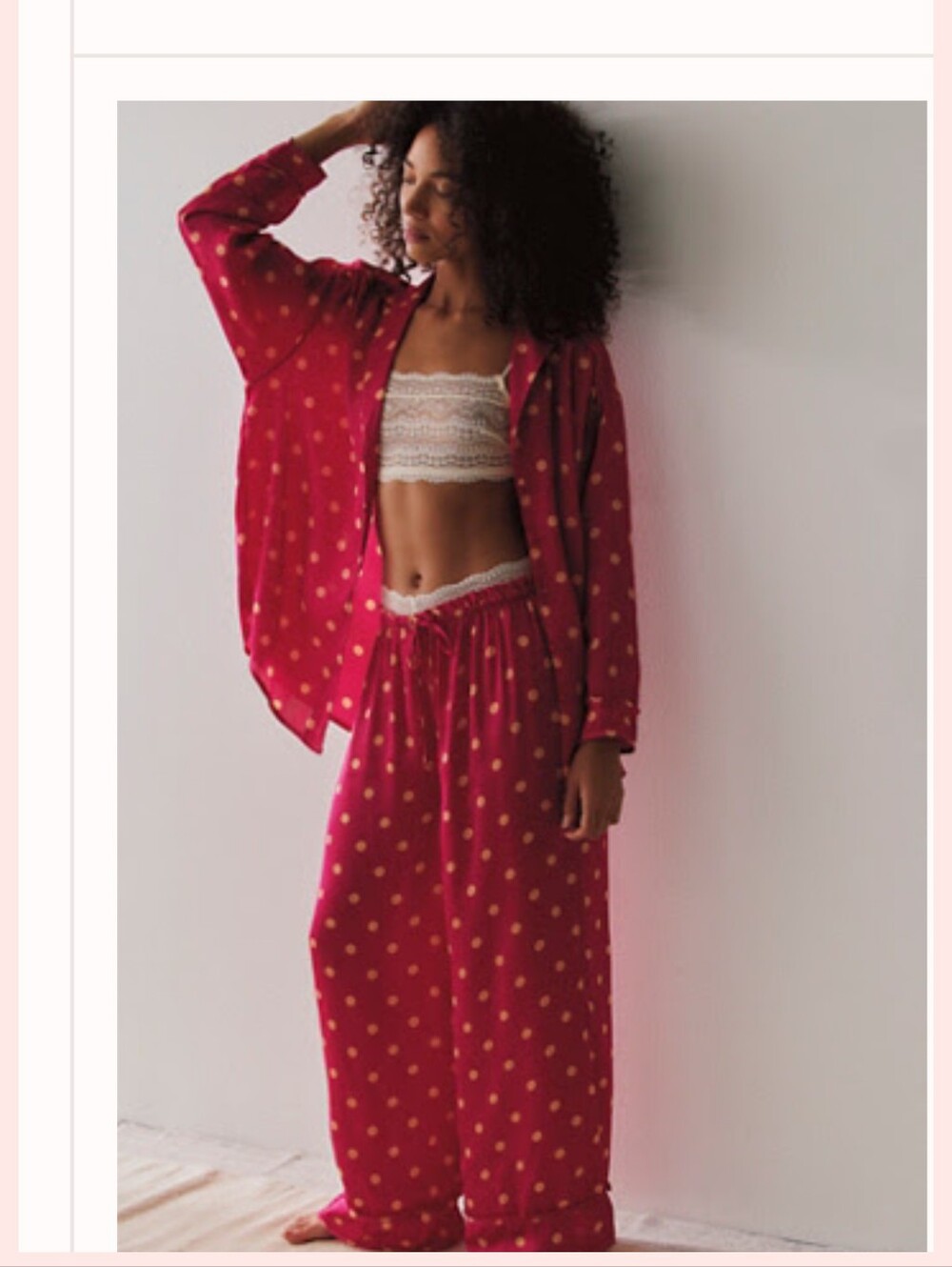 Free People Dreamy Days Pajama Set NWT